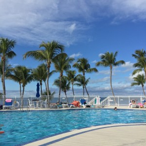 The Waterfront Pool at Point of View RV Resort